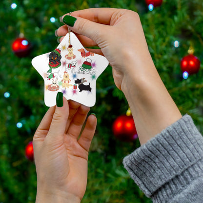 Ceramic Ornament, 4 Shapes