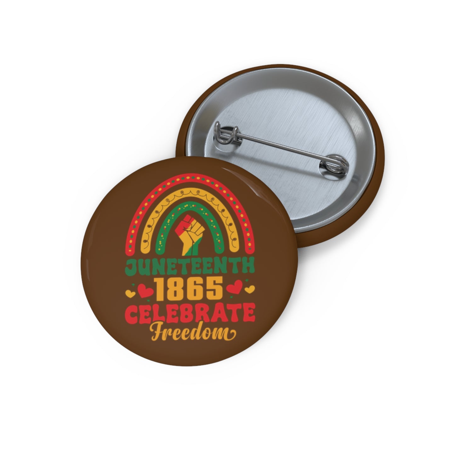 Juneteenth 1865 Freedom Button, Black Empowerment Badge, Freedom Day Badge, Juneteenth Celebration Accessory, Black History Button