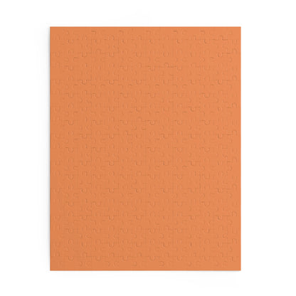 Solid Color Jigsaw Puzzle, Expert Puzzle Challenge, Single Color Jigsaw Puzzle, Minimalist Orange Puzzle, Tricky Adult Puzzle, Impossible Jigsaw Puzzle, Orange Brain Teaser, Challenge Puzzle