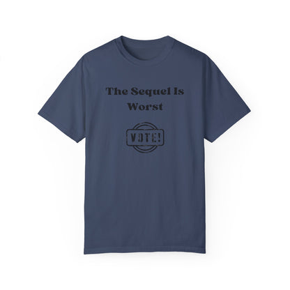 The Sequel Is Worst Shirt, Social Democratic Shirt, Political Slogan Shirt, Election Season Tee, Humorous Political Shirt, Elephant Graphic Shirt,