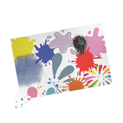 Splash Of Color Puzzle, Trauma Puzzle, Splatter Art Puzzle, Paint Splatter Puzzle, Confetti Puzzle, Abstract Jigsaw Puzzle,   Vibrant Puzzle