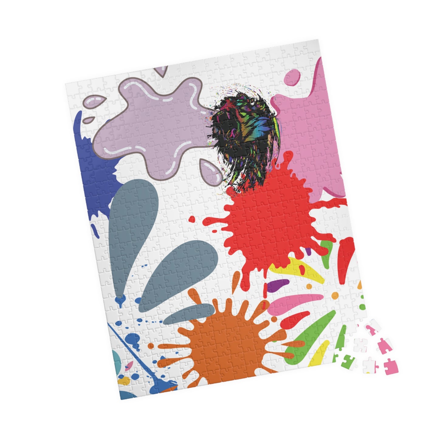 Splash Of Color Puzzle, Trauma Puzzle, Splatter Art Puzzle, Paint Splatter Puzzle, Confetti Puzzle, Abstract Jigsaw Puzzle,   Vibrant Puzzle