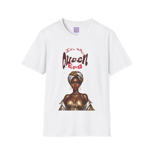 In My Queen Era T-Shirt – Afrocentric Black Queen Shirt – Melanin Pride Graphic Tee – African American Culture Top – Empowerment Shirt for Women
