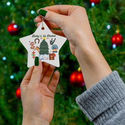 Ceramic Ornament, 4 Shapes