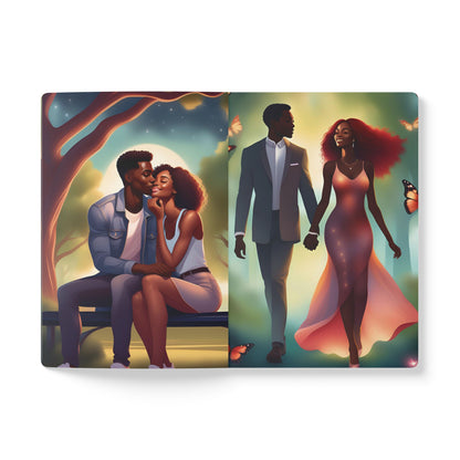 Whimsical Valentine Day Journal, Romantic Stationery Gift , Floral Heart Notebook, Valentine's Keepsake Book, Love Inspired Journal, Love Story Journal, Inside Prints Journal, Romantic Writing Journal, Couples Keepsake Journal