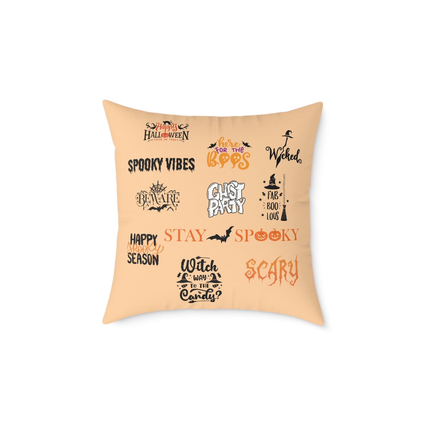 Halloween Phase Pillow, Halloween Quote Pillow, Festive Halloween Pillow, Halloween Deco Pillow, Halloween Couch Pillow,