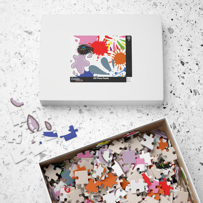 Splash Of Color Puzzle, Trauma Puzzle, Splatter Art Puzzle, Paint Splatter Puzzle, Confetti Puzzle, Abstract Jigsaw Puzzle,   Vibrant Puzzle