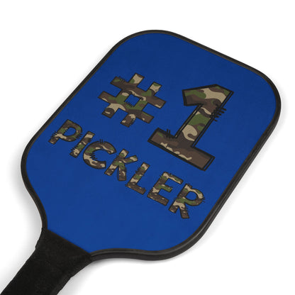 Camouflage Pickleball Paddles, #1 Pickler Pickleball Set,  Blue Beginners Paddle Set, Sports Gift for Men Women, Sports Equipment for Adults
