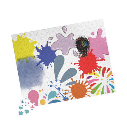 Splash Of Color Puzzle, Trauma Puzzle, Splatter Art Puzzle, Paint Splatter Puzzle, Confetti Puzzle, Abstract Jigsaw Puzzle,   Vibrant Puzzle