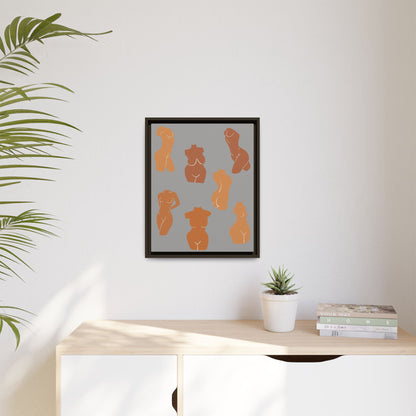 Abstract Female Body Line Art Print Feminine Body Shapes Wall Art Minimalist Woman Form Illustration Boho Nude Figure Decor