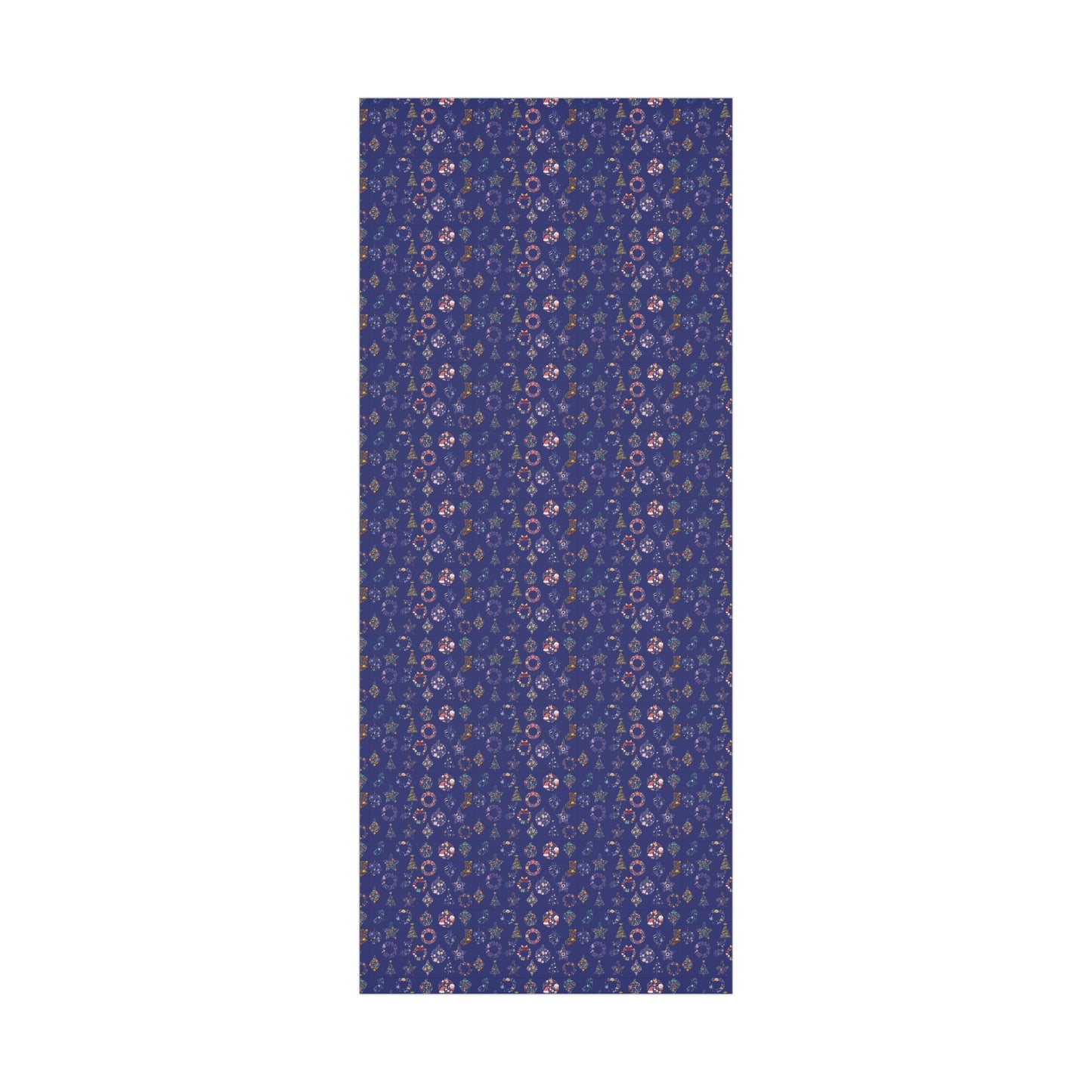 Blue Ornaments Wrapping Paper