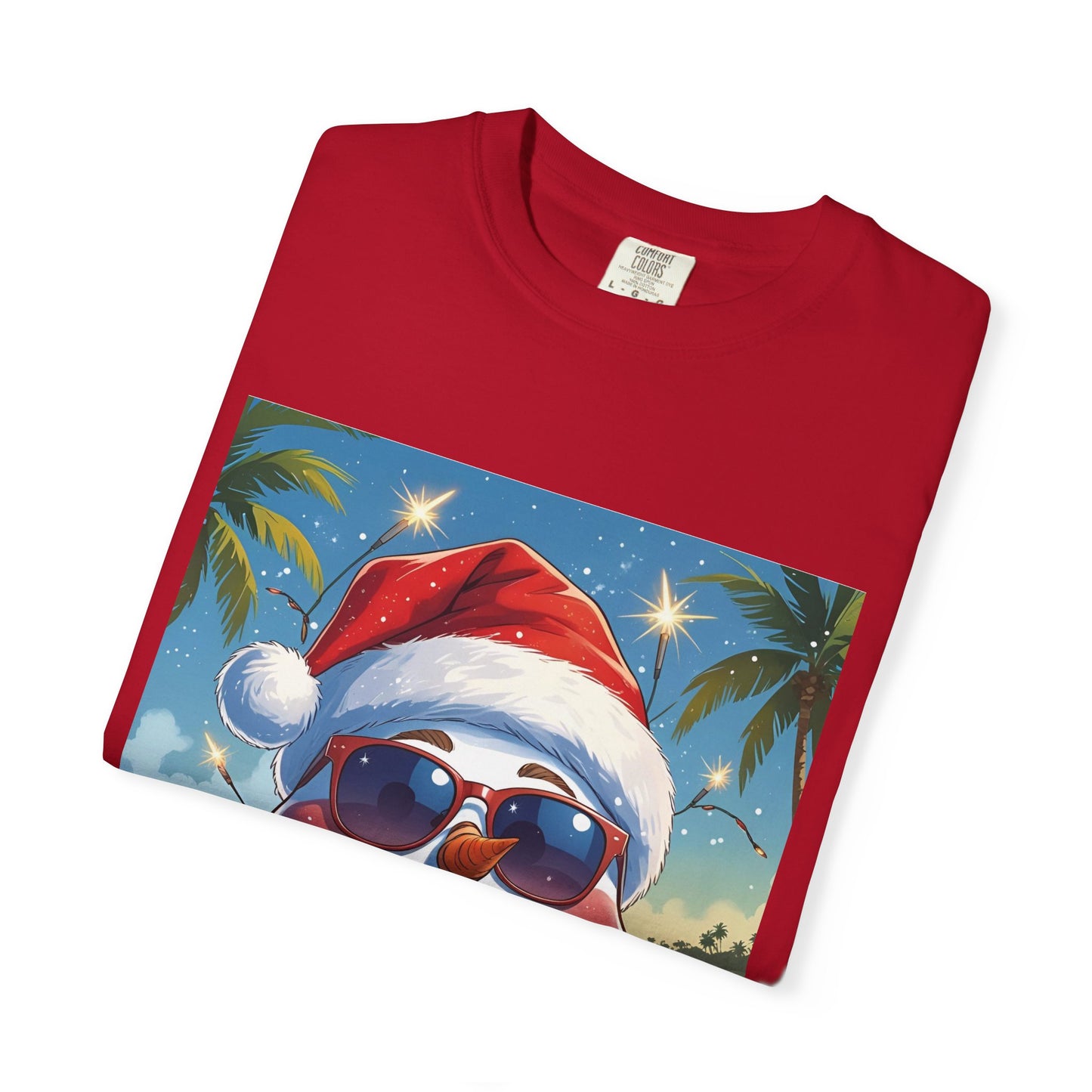 Beach Snowman Tee, Cool Snowman Summer Tee, Merry Snowman Beach Tee, Sunny Snowman Shirt, Snowman On Beach Tee, Snowman In Sunglasses Shirt, Snowman Summer Tee, Snowman In July Tee, Summer Xmas Tee,