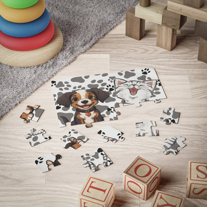 Interactive Animal Puzzle, Daycare Puzzle, Kids Pet Jigsaw, Dog Cat Puzzle, Nursery Animal Puzzle, Fun Animal Jigsaw, Toddler Animal Puzzle