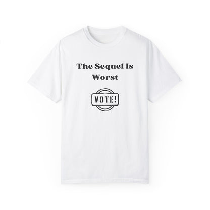 The Sequel Is Worst Shirt, Social Democratic Shirt, Political Slogan Shirt, Election Season Tee, Humorous Political Shirt, Elephant Graphic Shirt,