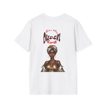 In My Queen Era T-Shirt – Afrocentric Black Queen Shirt – Melanin Pride Graphic Tee – African American Culture Top – Empowerment Shirt for Women