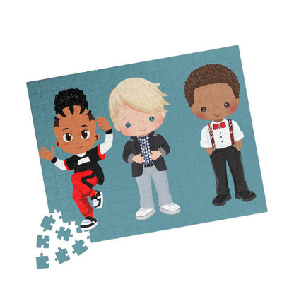 Brothers Jigsaw, African American Boys Puzzle, School Boy Puzzle, Friends Jigsaw, Playful Jigsaw, Jigsaw Puzzle For Boys, Boys Jigsaw Puzzle