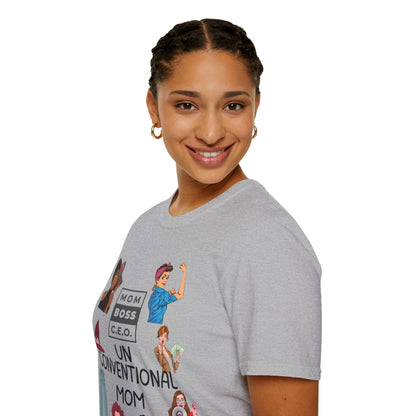 Unisex Softstyle T-Shirt, Mother's Day Shirt, Strong Women T-Shirt, Unconventional Tee Shirt, Friends T Shirt