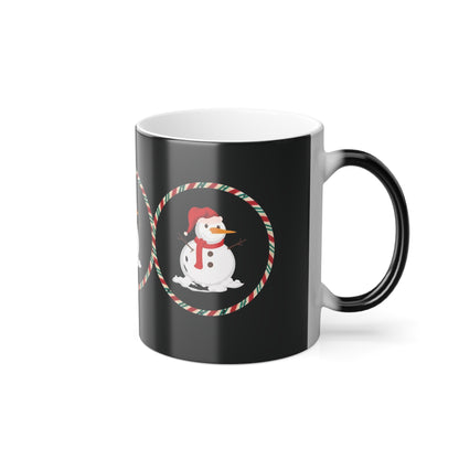 Color Morphing Christmas Mug, Heat Reactive Mug Xmas Morphing Mug Snowman Morphing Mug Color Changing Mug Morphing Xmas Mug Changing Xmas Mug Color Morphing Mug Morphing Ceramic Cup 5 left M