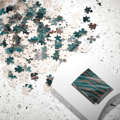 Sandy Puzzle, Water Jigsaw, Green Windy Puzzle, Creatives Cool Puzzle, Cool Jigsaw Puzzle, Abstract Art Puzzle, Artistic Jigsaw Puzzle