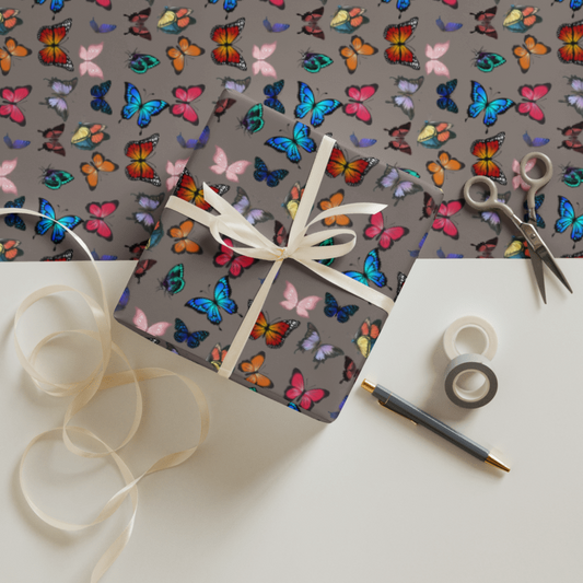 Butterfly Wrapping Paper Sheets