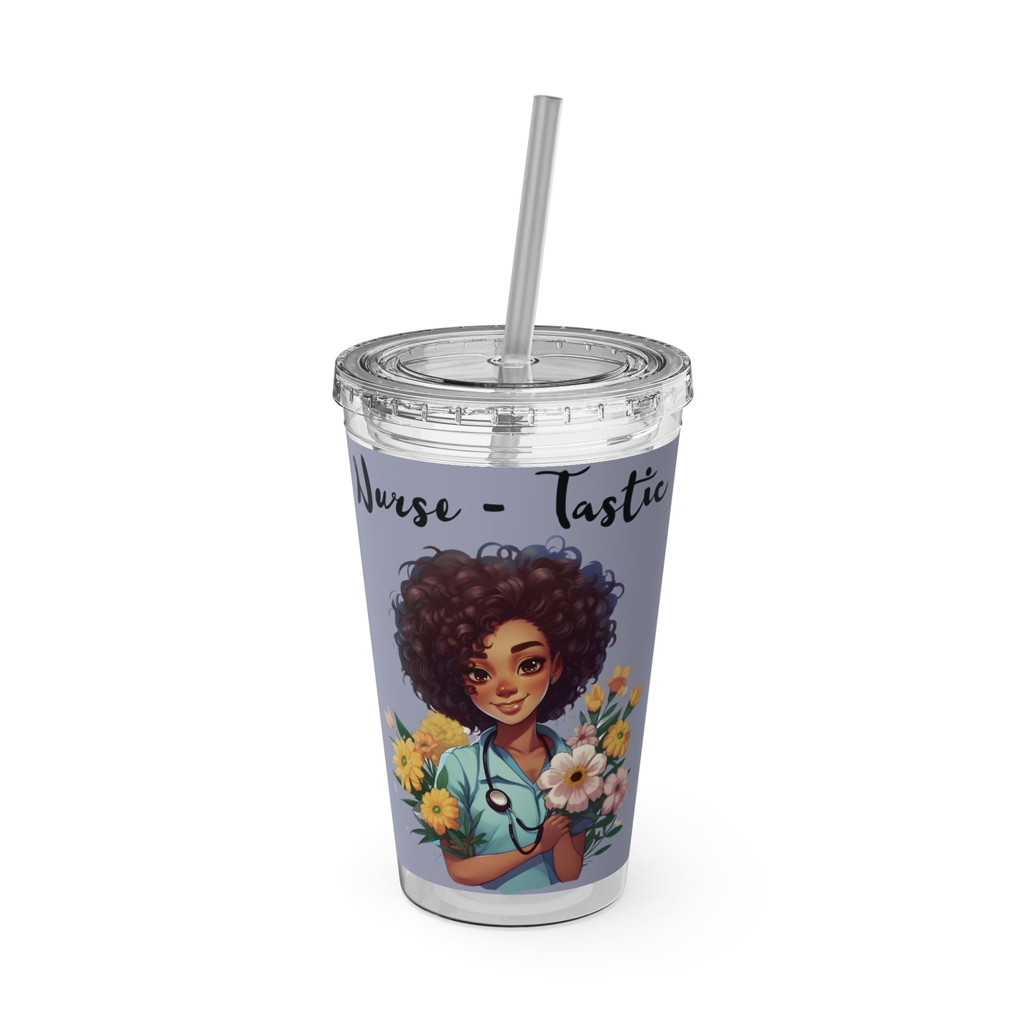 Sunsplash Tumbler with Straw, 16oz