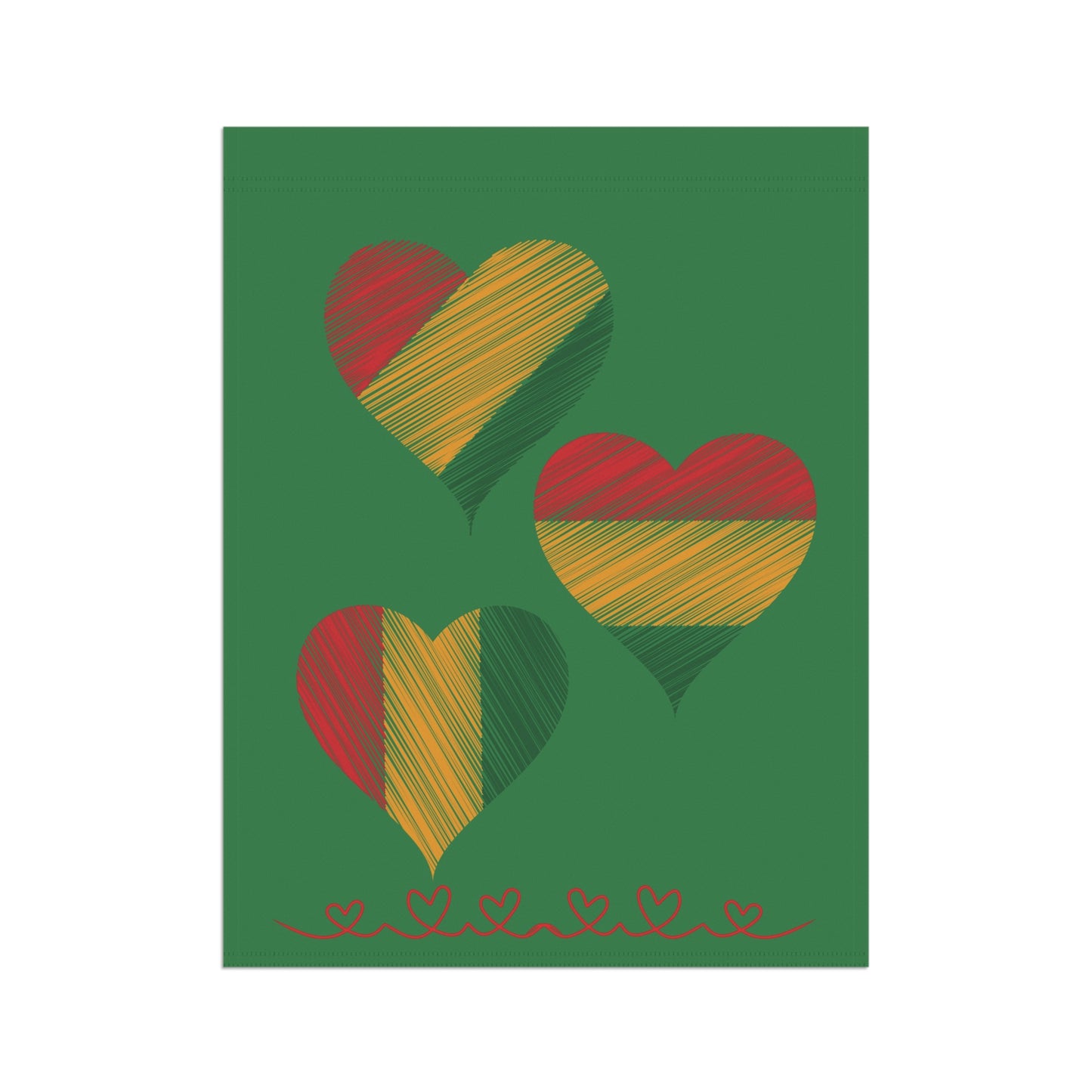 South African Garden & House Banner, African Garden Flag, South Africa Banner, South Africa Heart Flag