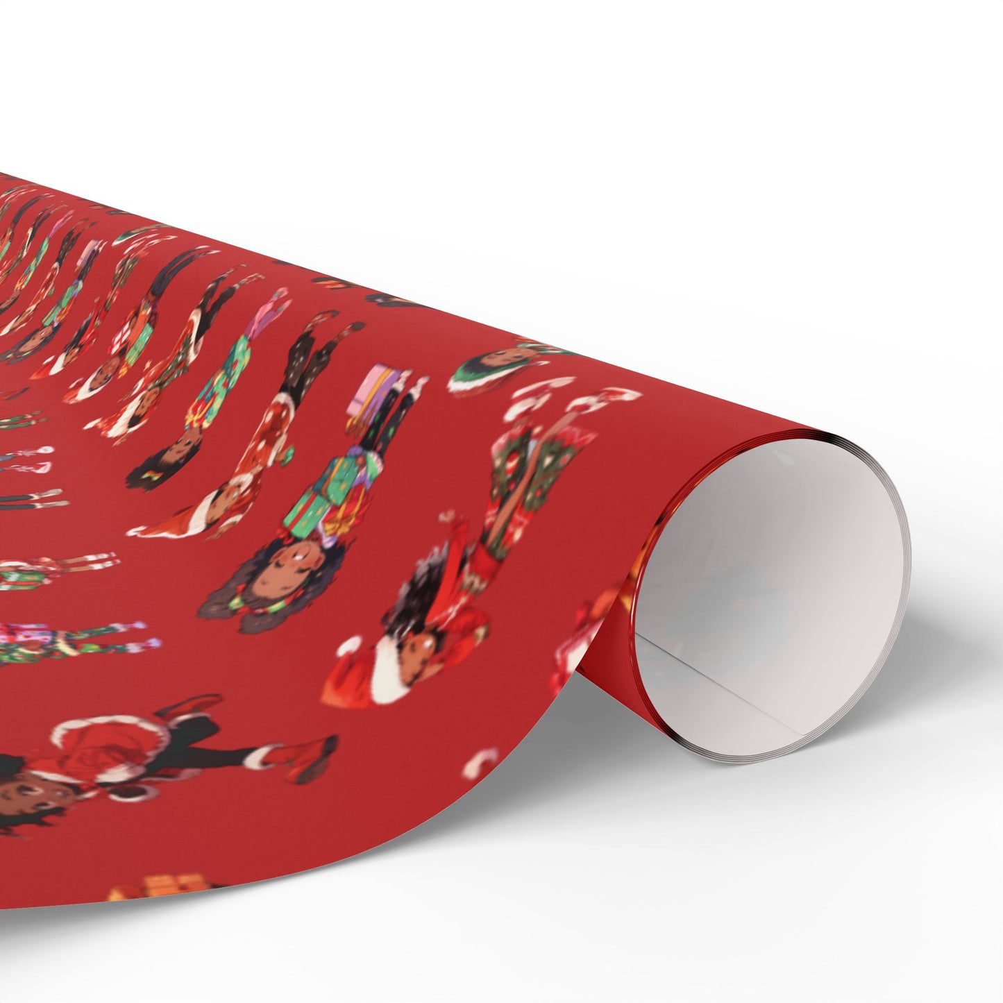 Afrocentric Holiday Paper, Cultural Christmas Wrapping Paper, Diverse Wrapping Paper, African American Christmas Wrapping Paper, Cultural Gift Wrap, Afrocentric Wrap, Children Christmas Wrapping Paper, Ethnic Gift Wrap