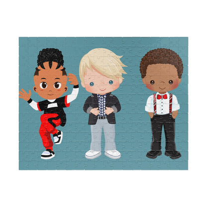 Brothers Jigsaw, African American Boys Puzzle, School Boy Puzzle, Friends Jigsaw, Playful Jigsaw, Jigsaw Puzzle For Boys, Boys Jigsaw Puzzle