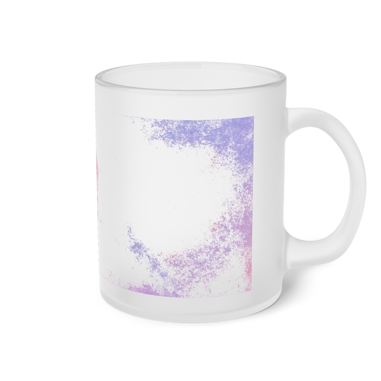 Frosted Glass Mug, kitchen, drink, mug, decorative mug, cup, fun mug, gift, see through mug