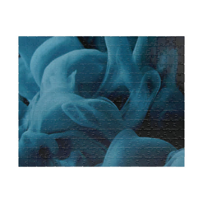 Hard Blue Puzzle, Blue Abstract Puzzle, Modern Art Puzzle, Aesthetic Puzzle, Modern Art Puzzle, 1000 Piece Blue Puzzle, Mindfulness Puzzle