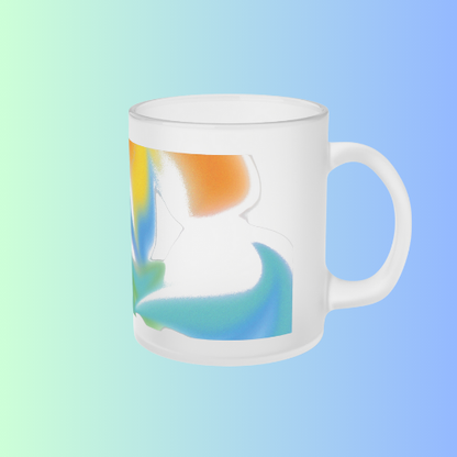 Frosted Watercolor Mug