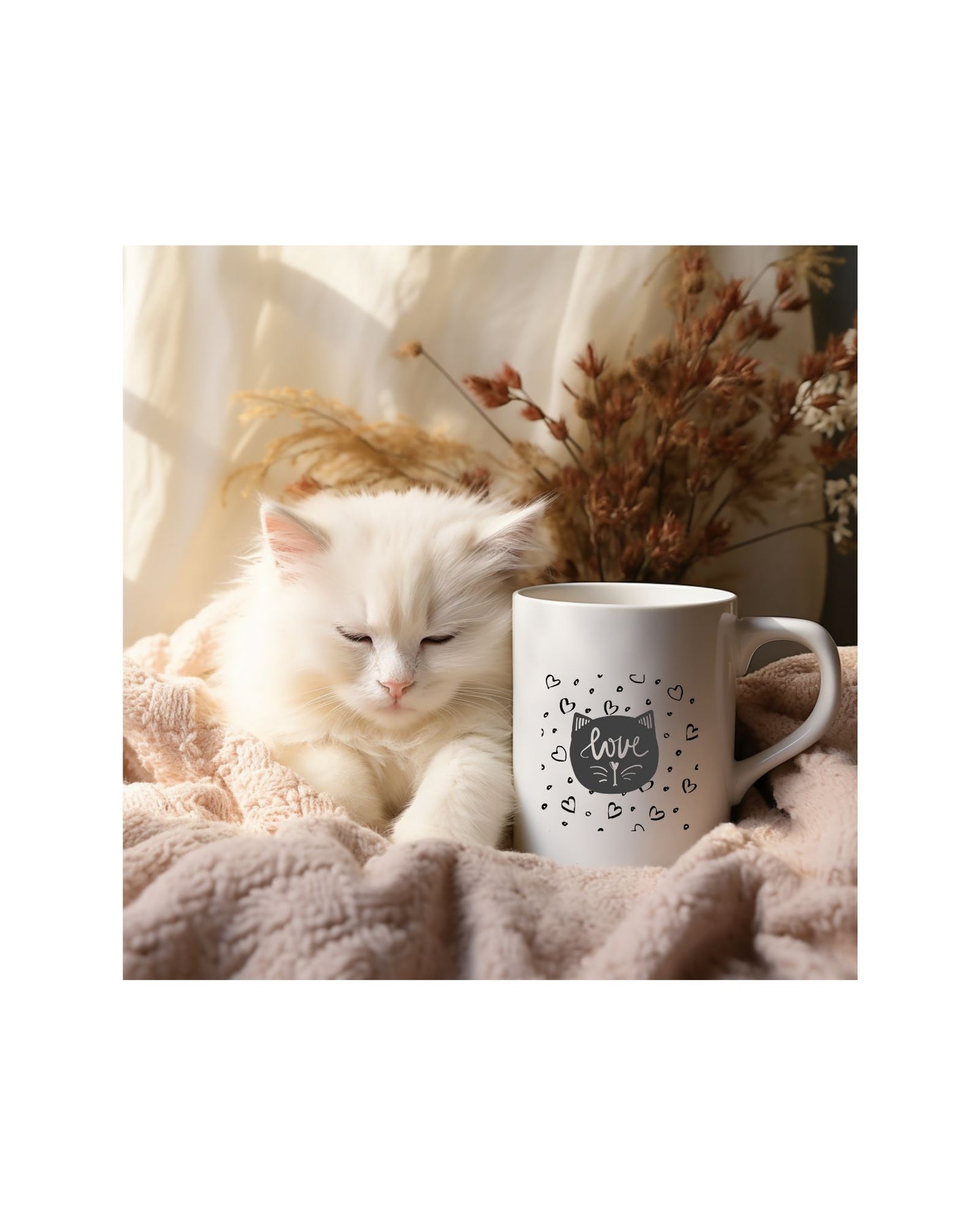 Cat's Meow Love Mug