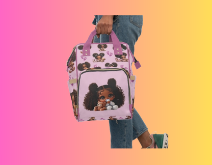 Multifunctional Baby Girl Diaper Backpack