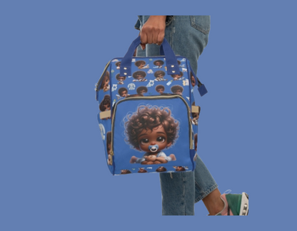 Multifunctional African Baby Boy Diaper Backpack