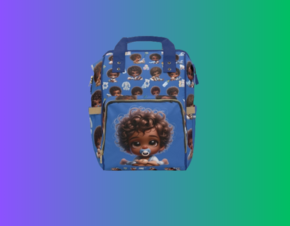 Multifunctional African Baby Boy Diaper Backpack