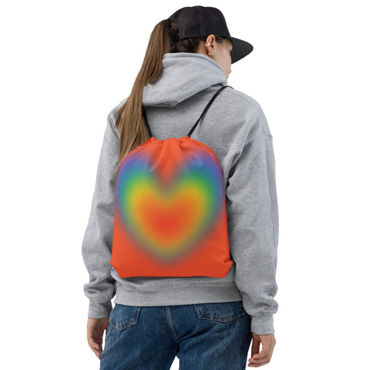 Drawstring bag with nice design