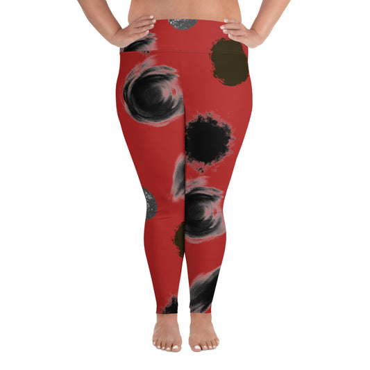 All Over Print Plus Size Leggings