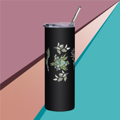 Stainless steel tumbler with nice design