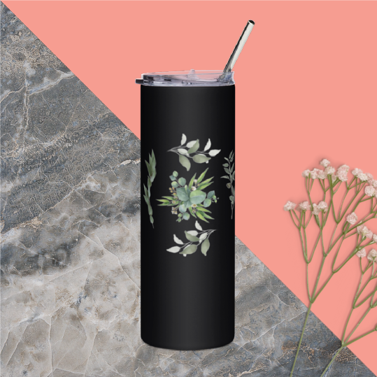 Stainless steel tumbler with nice design