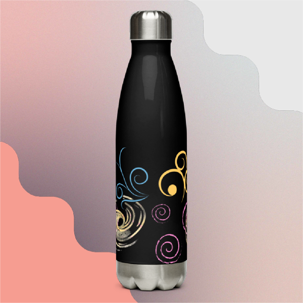 Swivel Design Stainless Steel Water Bottle