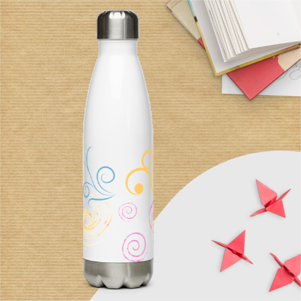 Swivel Design Stainless Steel Water Bottle