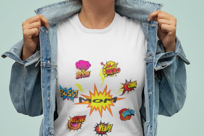 Mother's Day Shirt, Mother Comic Tee, My Hero Mom Shirt, Protective Mom Shirt, Powerful Mom Shirt, Mom Is My Hero Shirt, Superhero Mom's Day T-Shirt