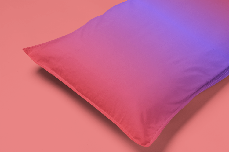 Purple Ombre Microfiber Pillow Sham