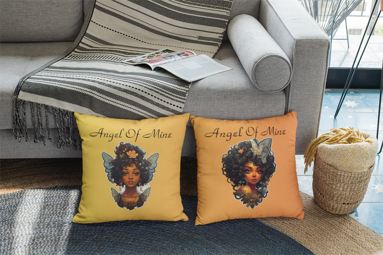 Angel Of Mine Throw Pillow