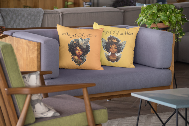 Angel Of Mine Throw Pillow