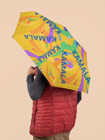 Kamala Colorful Swirly Accent Umbrella