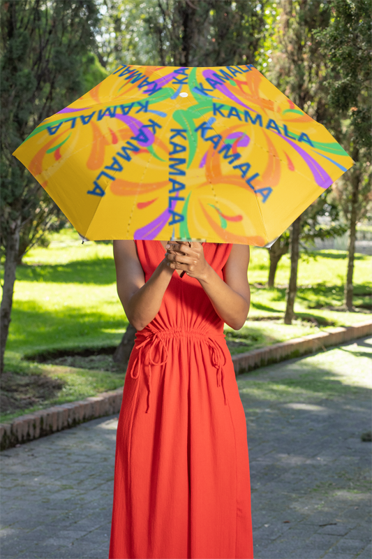 Kamala Colorful Swirly Accent Umbrella