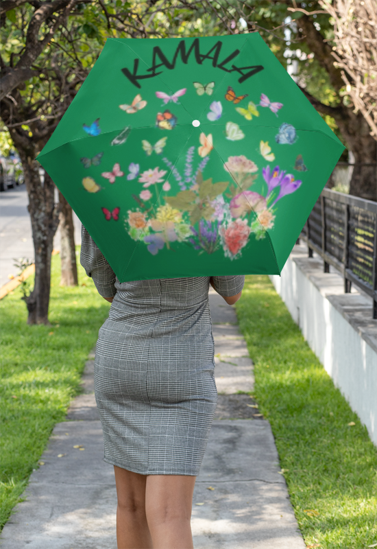 Unique Kamala Butterfly Floral Umbrella