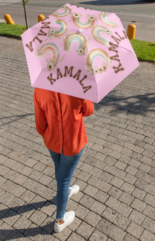 Kamala Floral Rainbow Umbrella