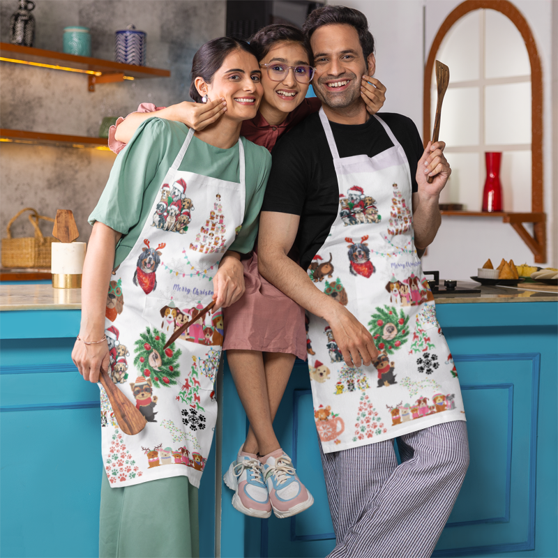 Christmas Dog Apron